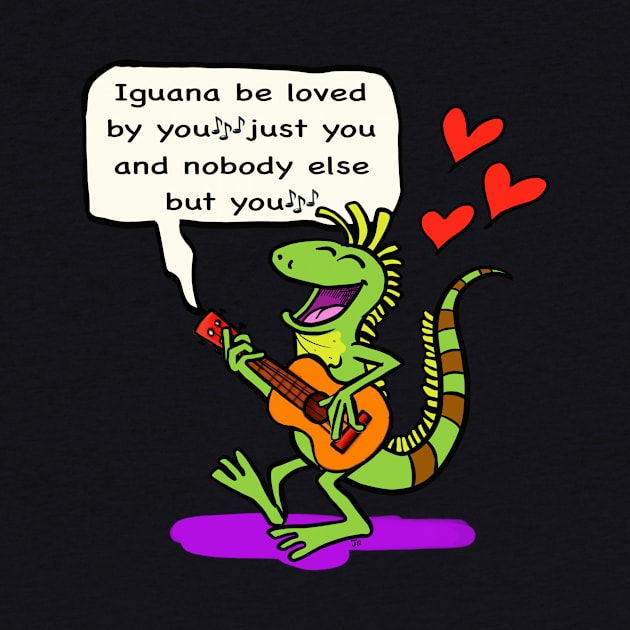 Iguana valentines serenade ❤️ by wolfmanjaq